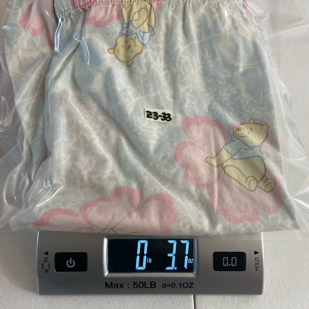 Disney women’s Winnie the Pooh light blue drawstring‎ pajama shorts 100% cotton - Picture 9 of 9